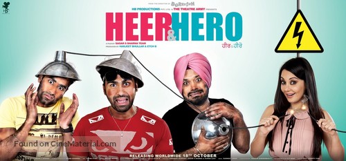 Heer &amp; Hero - Indian Movie Poster