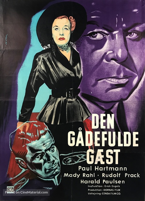 Dame in Schwarz, Die - Danish Movie Poster