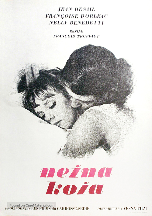La peau douce - Yugoslav Movie Poster