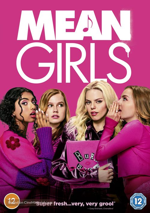 Mean Girls - British DVD movie cover