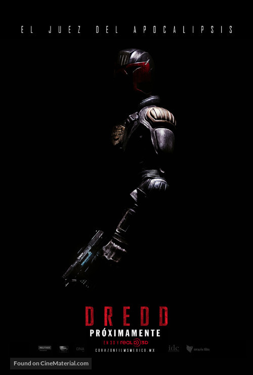 Dredd - Mexican Movie Poster