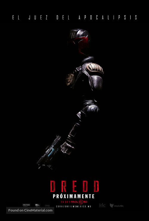 Dredd - Mexican Movie Poster