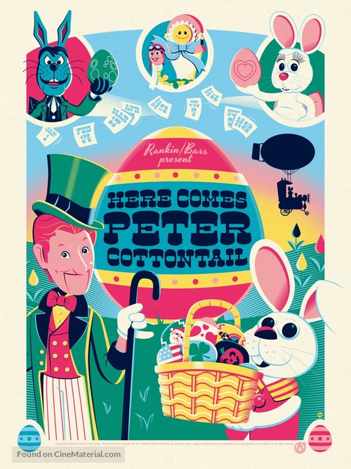 Here Comes Peter Cottontail - Homage movie poster
