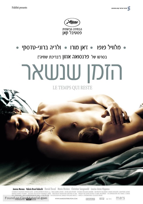 Temps qui reste, Le - Israeli Movie Poster