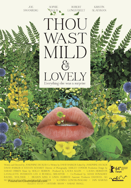 Thou Wast Mild and Lovely - Movie Poster