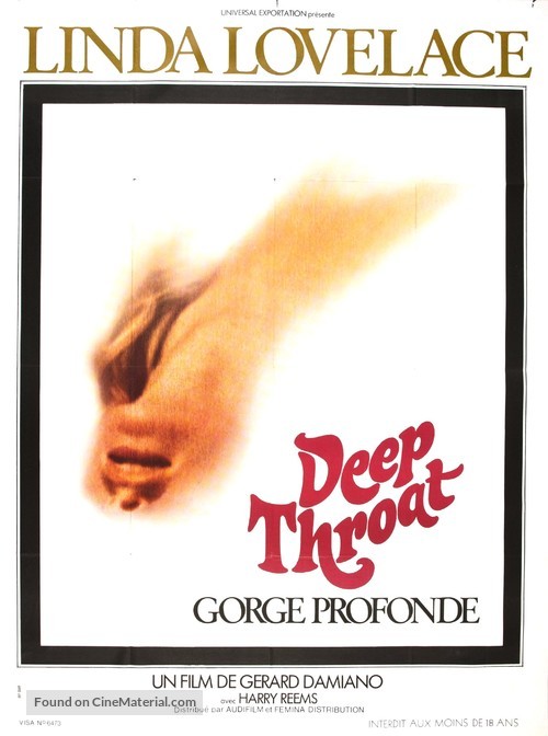 Deep Throat - French Movie Poster