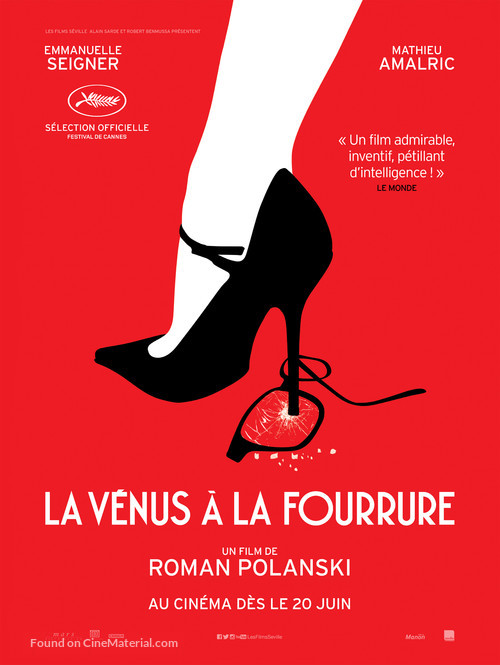 La V&eacute;nus &agrave; la fourrure - Canadian Movie Poster