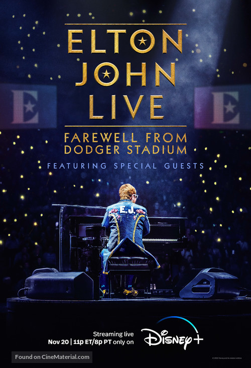 Elton John Live: Farewell from Dodger Stadium - Movie Poster