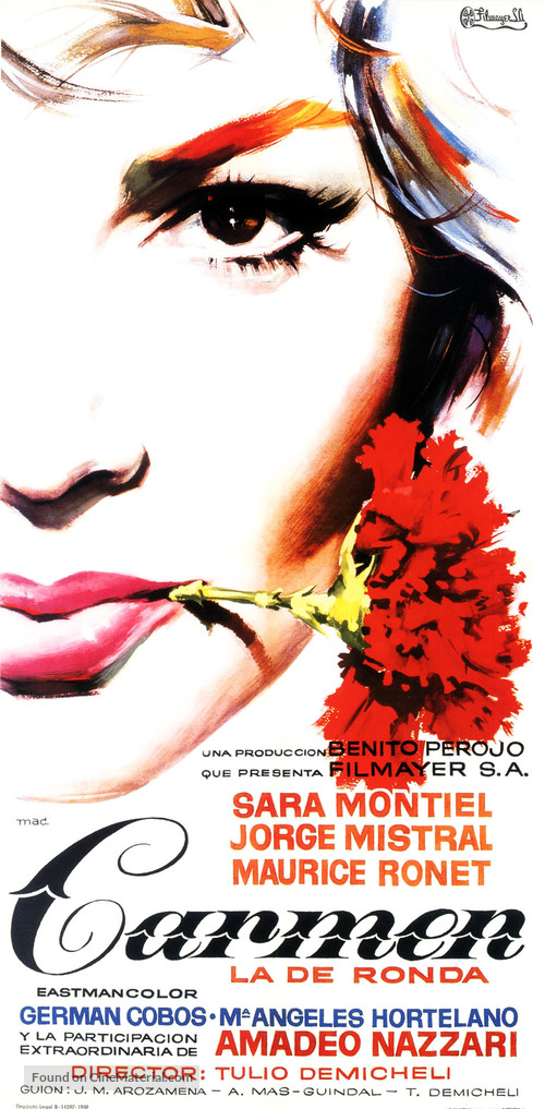 Carmen la de Ronda - Spanish Movie Poster
