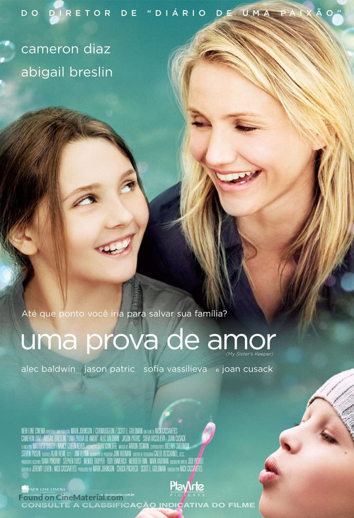 My Sister&#039;s Keeper - Brazilian Movie Poster