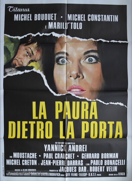 Au-del&agrave; de la peur - Italian Movie Poster