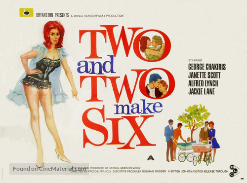 Two and Two Make Six - British Movie Poster