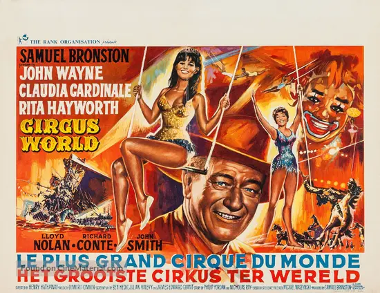 Circus World - Belgian Movie Poster