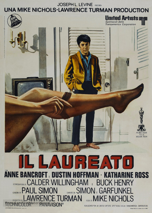 The Graduate - Italian Theatrical movie poster