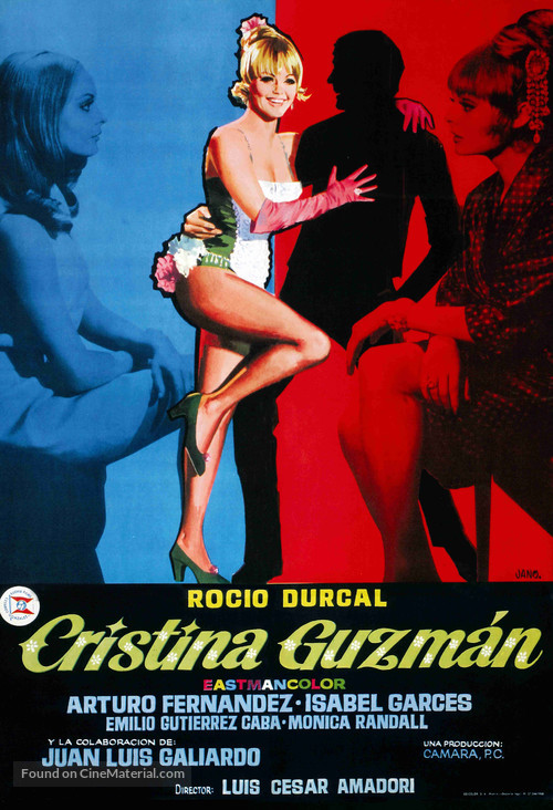 Cristina Guzm&aacute;n - Spanish Movie Poster