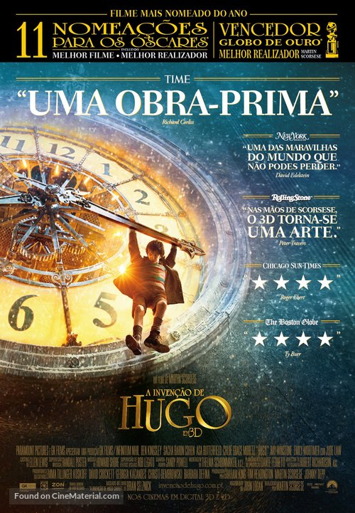 Hugo - Portuguese Movie Poster