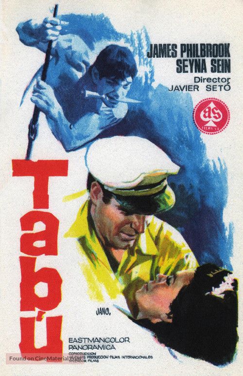 Fugitivos de las islas del sur - Spanish Movie Poster