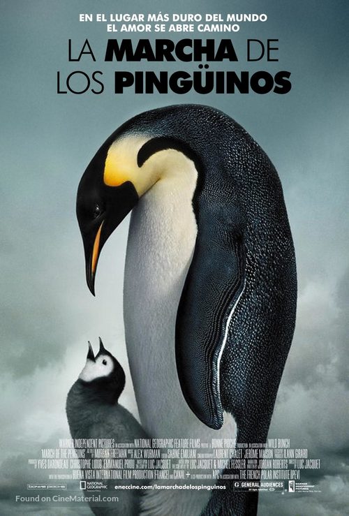 March Of The Penguins - Uruguayan Theatrical movie poster