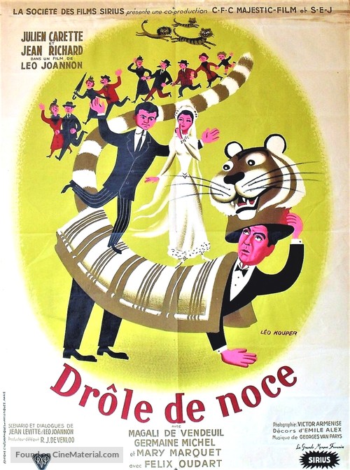 Dr&ocirc;le de noce - French Movie Poster