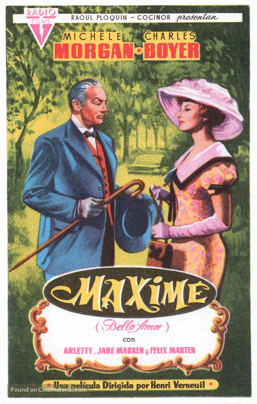 Maxime - Spanish Movie Poster