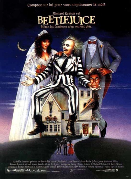 Beetle Juice - French Movie Poster