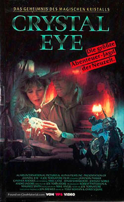 Curse of the Crystal Eye - German Movie Cover