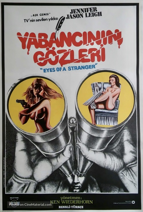 Eyes of a Stranger - Turkish Movie Poster