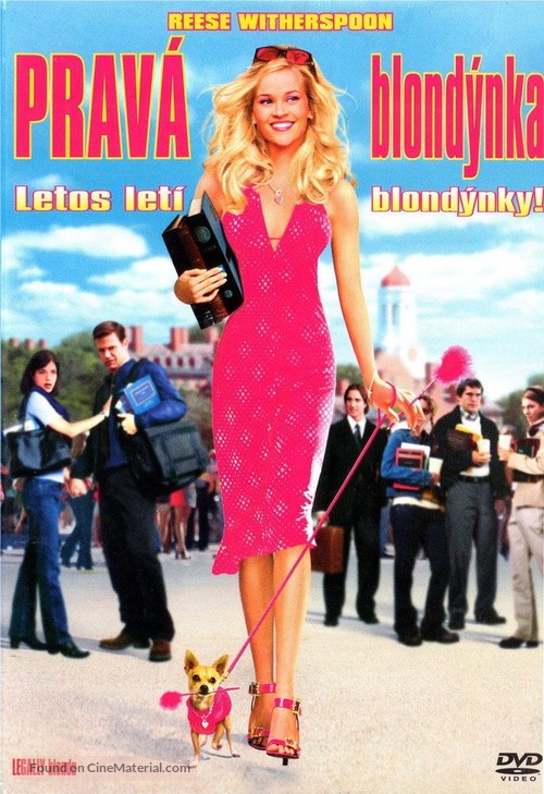 Legally Blonde - Czech DVD movie cover