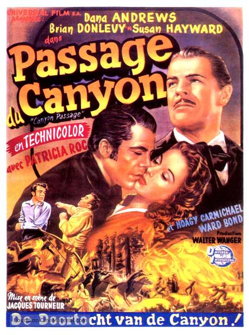 Canyon Passage - Belgian Movie Poster