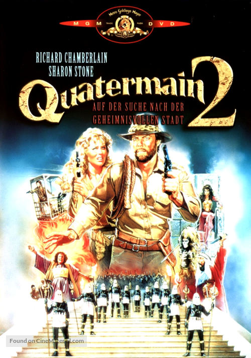 Allan Quatermain and the Lost City of Gold - German DVD movie cover