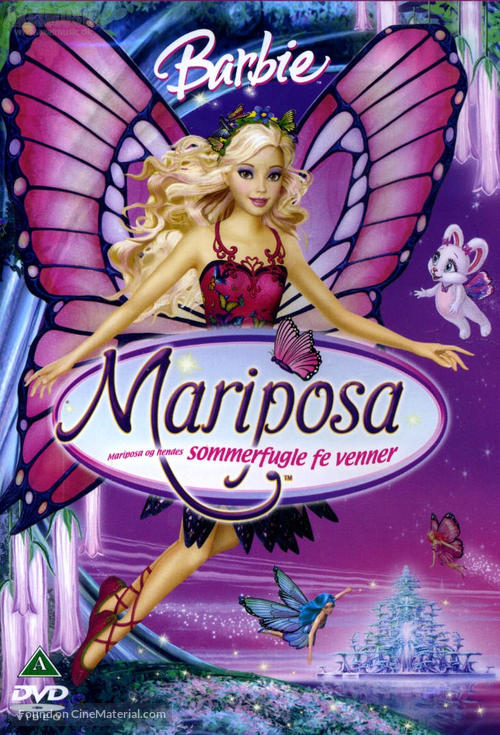 Barbie Mariposa and Her Butterfly Fairy Friends - Danish DVD movie cover