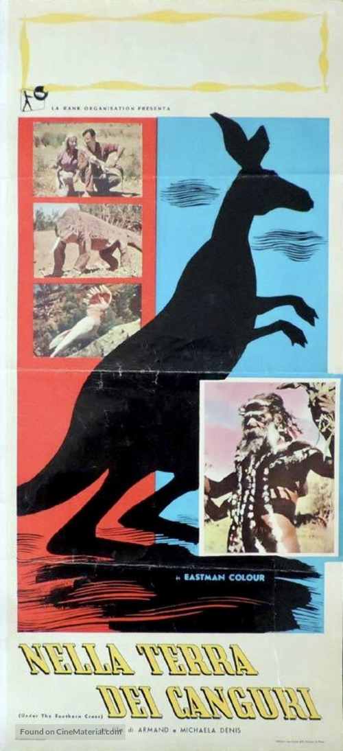 Under the Southern Cross - Italian Movie Poster
