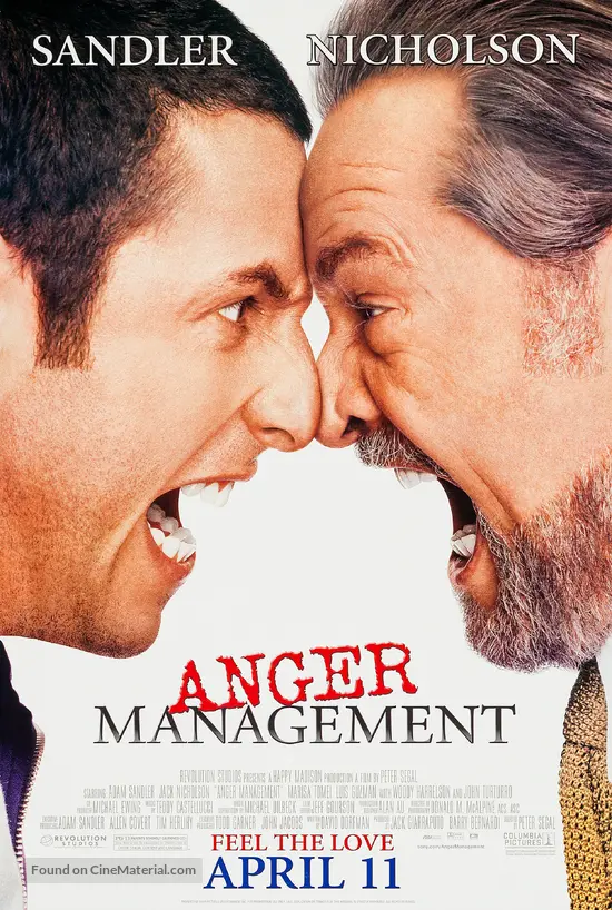 Anger Management (2003) movie poster Anger Management (2003) movie poster