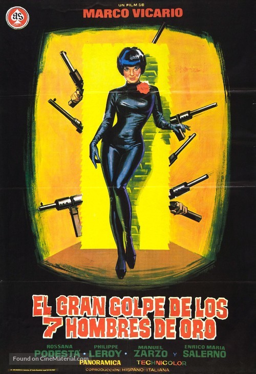 Il grande colpo dei sette uomini d&#039;oro - Spanish Movie Poster