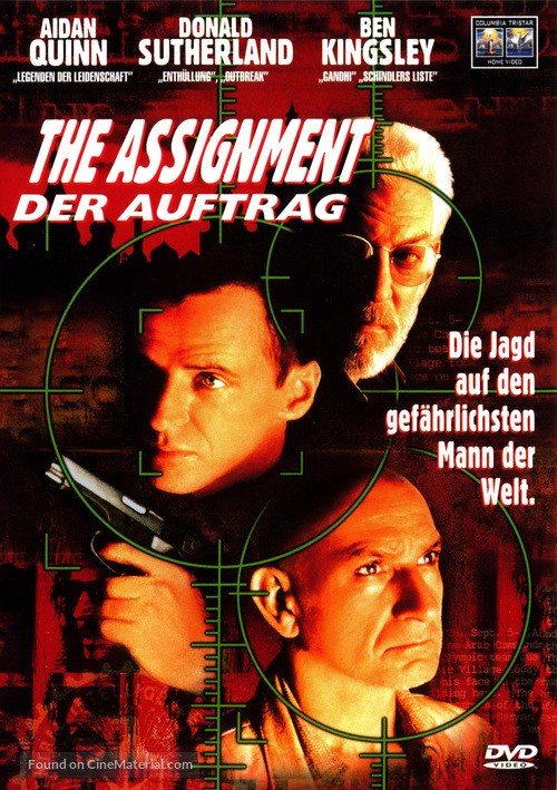 The Assignment - German DVD movie cover