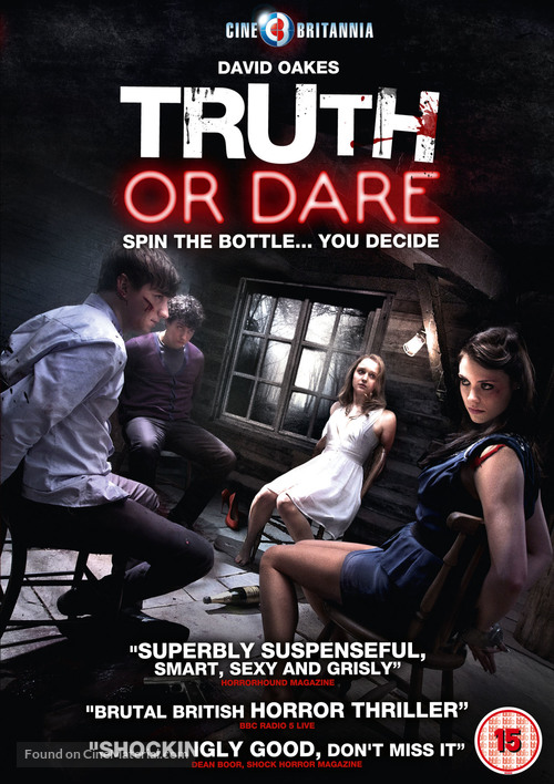 Truth or Dare - British DVD movie cover