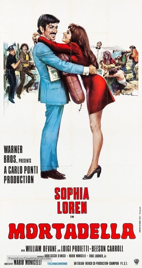 La mortadella - Italian Movie Poster