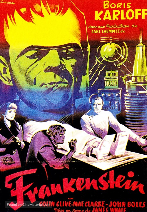 Frankenstein - French Movie Poster