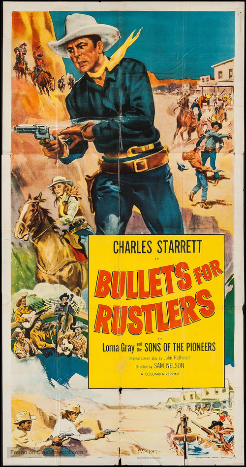 Bullets for Rustlers - Movie Poster