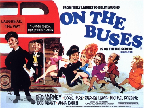 On the Buses - British Movie Poster