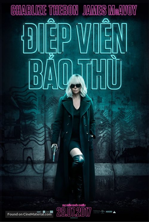 Atomic Blonde - Vietnamese Movie Poster