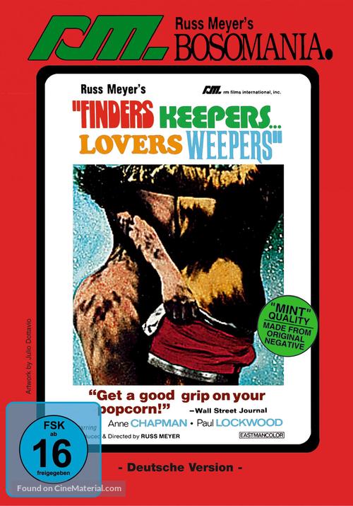 Finders Keepers, Lovers Weepers! - German DVD movie cover