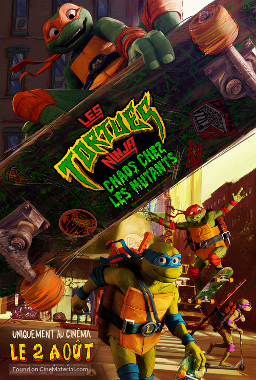 Teenage Mutant Ninja Turtles: Mutant Mayhem - Canadian Movie Poster