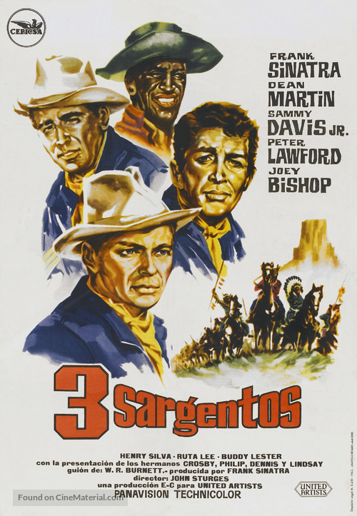 Sergeants 3 - Spanish Movie Poster