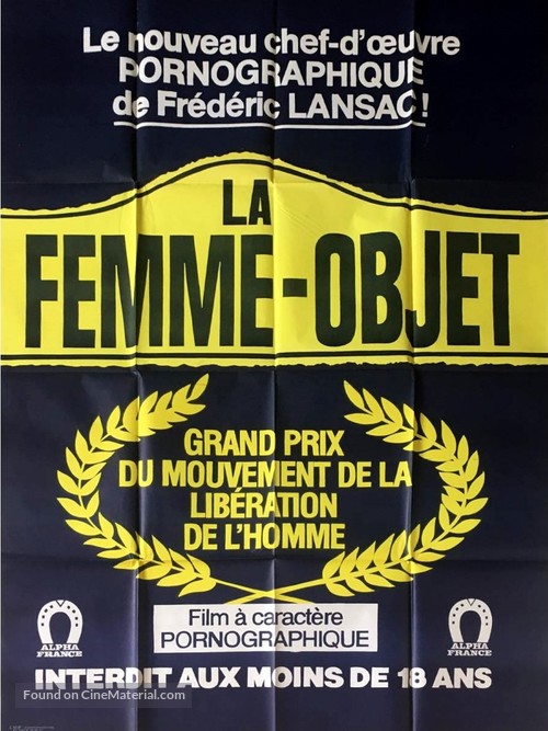 La femme-objet - French Movie Poster