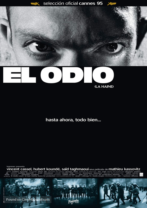 La haine - Mexican Movie Poster