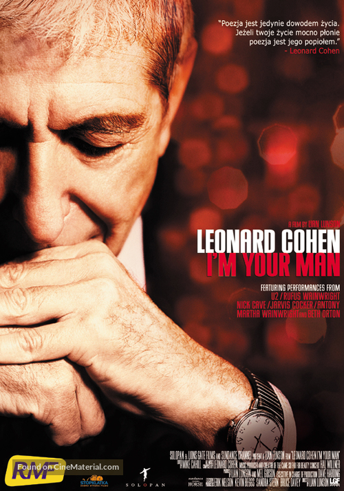 Leonard Cohen: I&#039;m Your Man - Polish Movie Poster