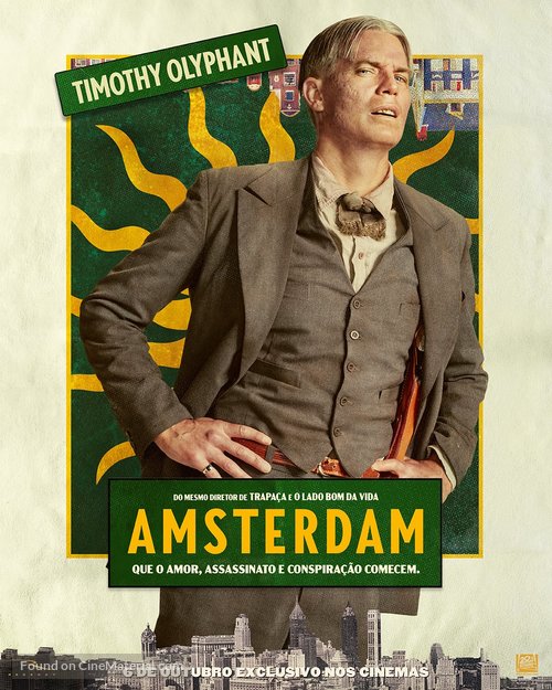 Amsterdam - Brazilian Movie Poster