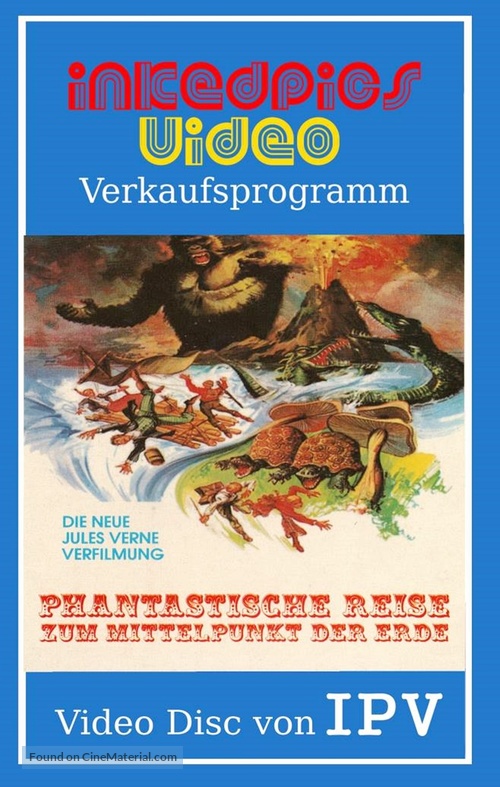 Viaje al centro de la Tierra - German DVD movie cover