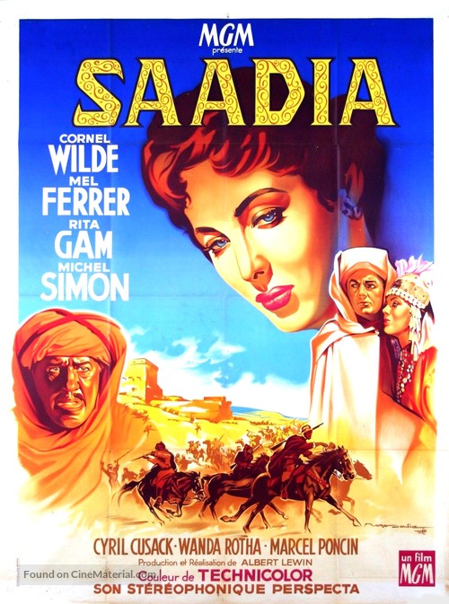 Saadia - French Movie Poster